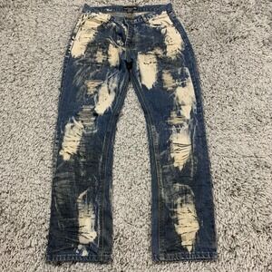 GS 115 US DENIM Kids Boys Distressed Bleached Wash Jeans Size 18